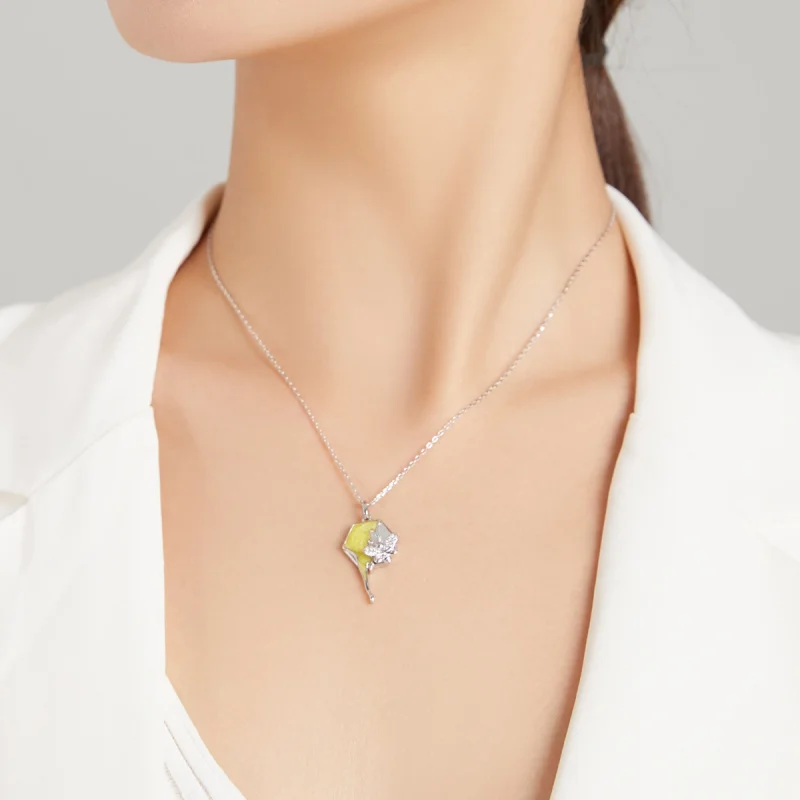 (image for) Pandora Style Shiny Hive Necklace - BSN213 - View 10