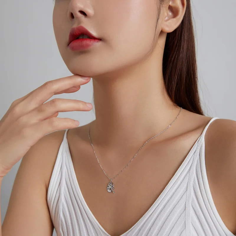 (image for) Pandora Style Silver Artistic Life Pendant Necklace - SCN457 - View 6