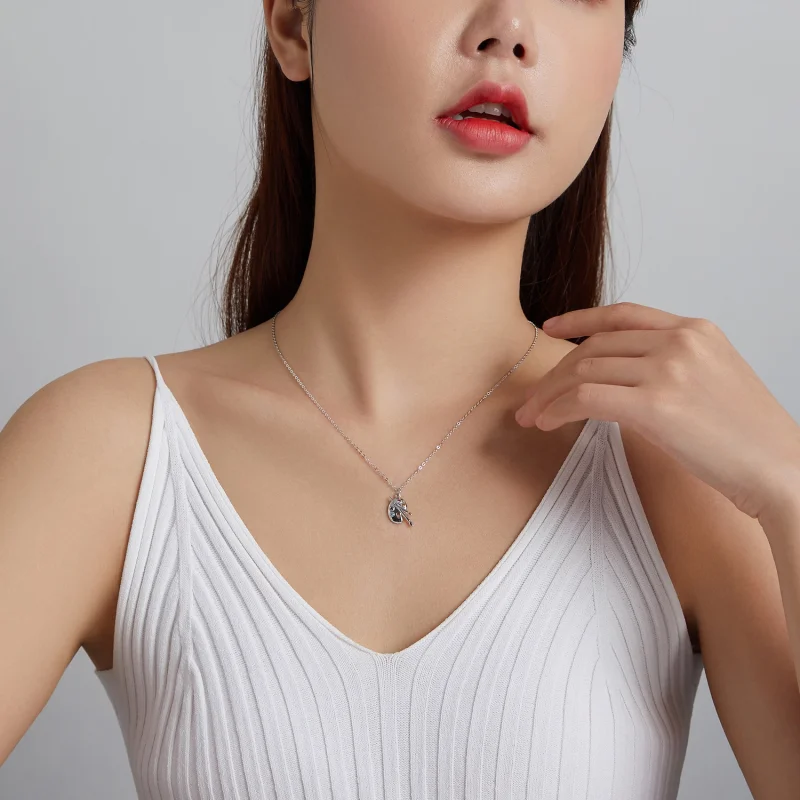 (image for) Pandora Style Silver Artistic Life Pendant Necklace - SCN457 - View 7