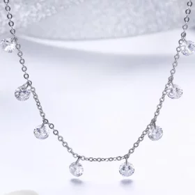 Pandora Style Silver Beauty of Simplicity Chain Necklace - SCN299 Pandora Style Silver Beauty of Simplicity Chain Necklace - SCN299