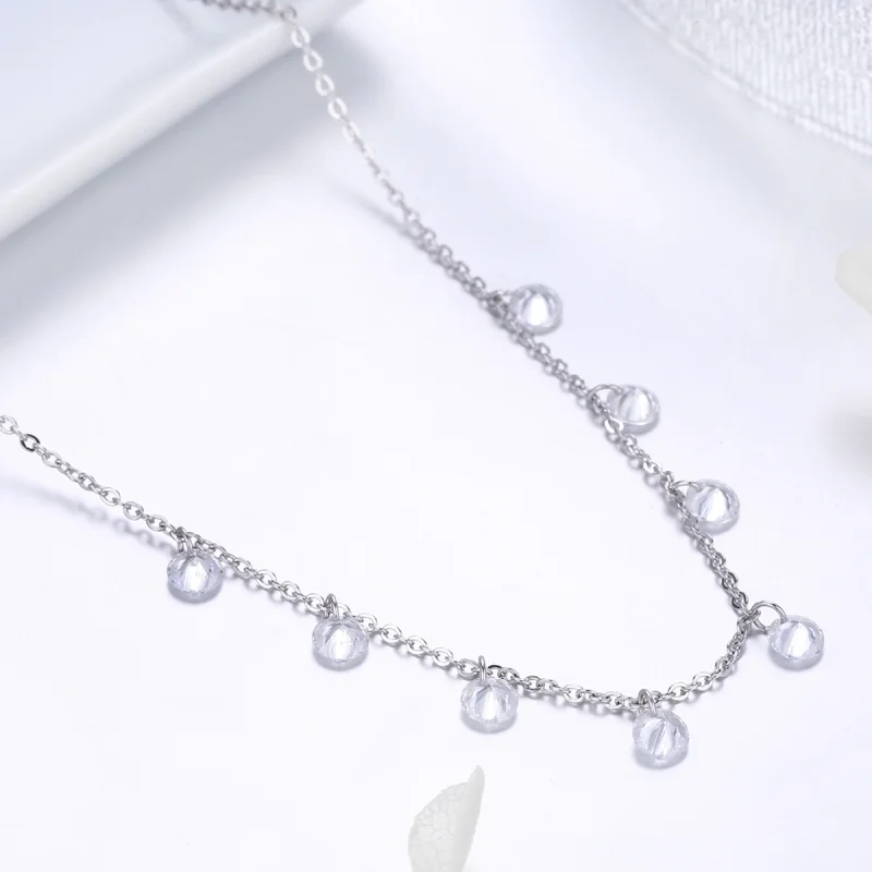 (image for) Pandora Style Silver Beauty of Simplicity Chain Necklace - SCN299 - View 6