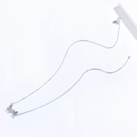 Pandora Style Silver Butterfly Necklace - SCN384