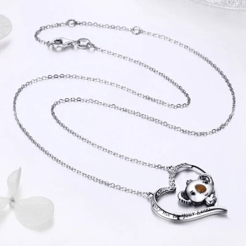 (image for) Pandora Style Silver Cute Fairy Necklace - SCN256 - View 4
