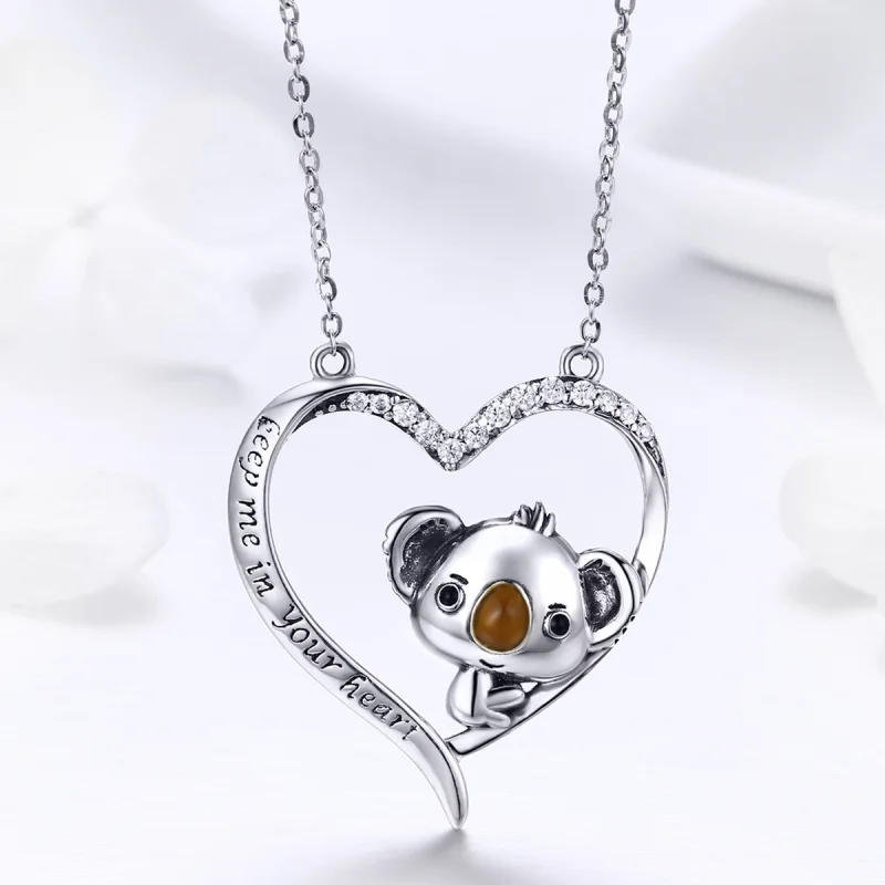 (image for) Pandora Style Silver Cute Fairy Necklace - SCN256 - View 5