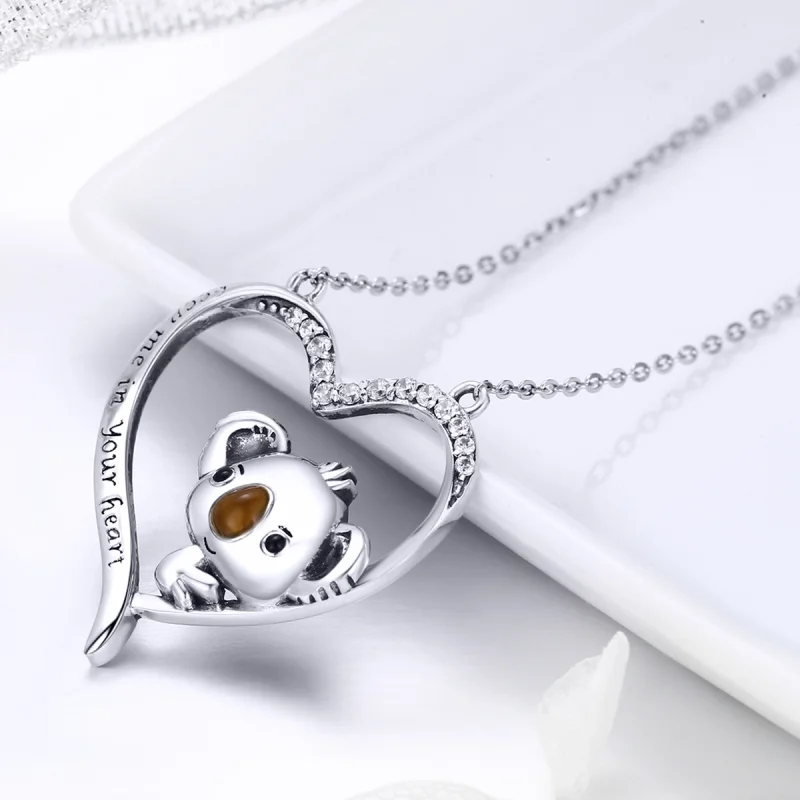 (image for) Pandora Style Silver Cute Fairy Necklace - SCN256 - View 6