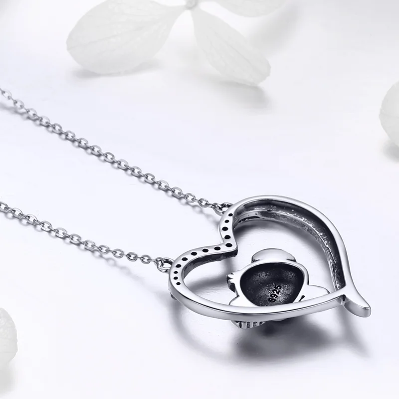 (image for) Pandora Style Silver Cute Fairy Necklace - SCN256 - View 7