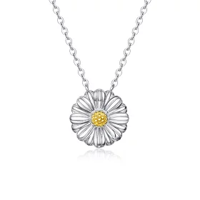 Pandora Style Silver Daisy Necklace - SCN370 Pandora Style Silver Daisy Necklace - SCN370