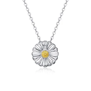 (image for) Pandora Style Silver Daisy Necklace - SCN370