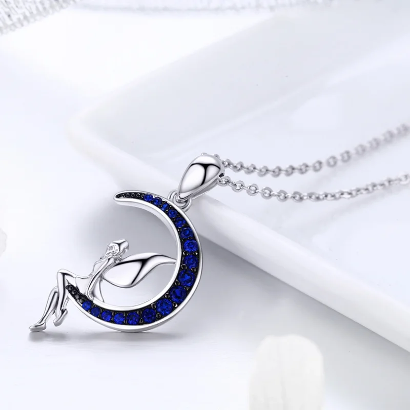(image for) Pandora Style Silver Fairy of Night Necklace - SCN244 - View 7