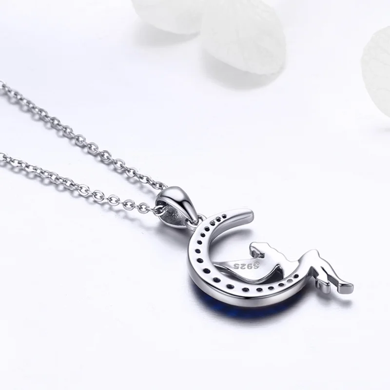 (image for) Pandora Style Silver Fairy of Night Necklace - SCN244 - View 8