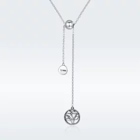 Pandora Style Silver Family Tree and Home Necklace - SCN106 Pandora Style Silver Family Tree and Home Necklace - SCN106