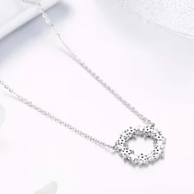 Pandora Style Silver Full of Stars Pendant Necklace - BSN028 Pandora Style Silver Full of Stars Pendant Necklace - BSN028