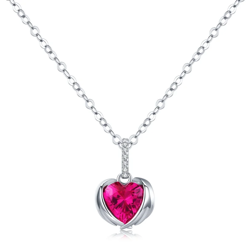 (image for) Pandora Style Silver Guardian Hearts Necklace - SCN341 - Product Image