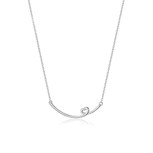 (image for) Pandora Style Silver Happy Smile Necklace - SCN381