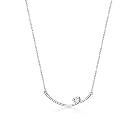 Pandora Style Silver Happy Smile Necklace - SCN381 Pandora Style Silver Happy Smile Necklace - SCN381