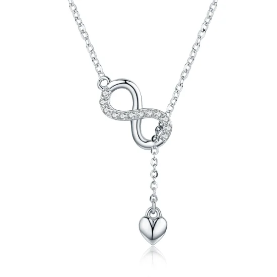 (image for) Pandora Style Silver Infinite Charm Necklace - SCN223