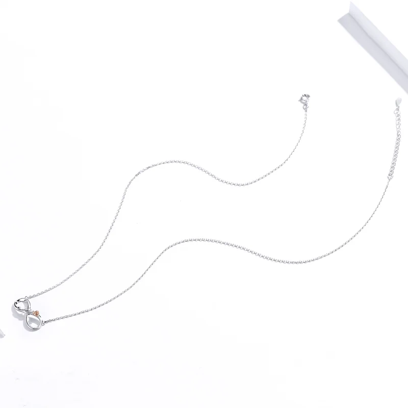 (image for) Pandora Style Silver Infinite Love Necklace - SCN371 - View 2