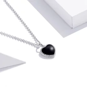 Pandora Style Silver Love Agate Pendant Necklace - SCN443 Pandora Style Silver Love Agate Pendant Necklace - SCN443