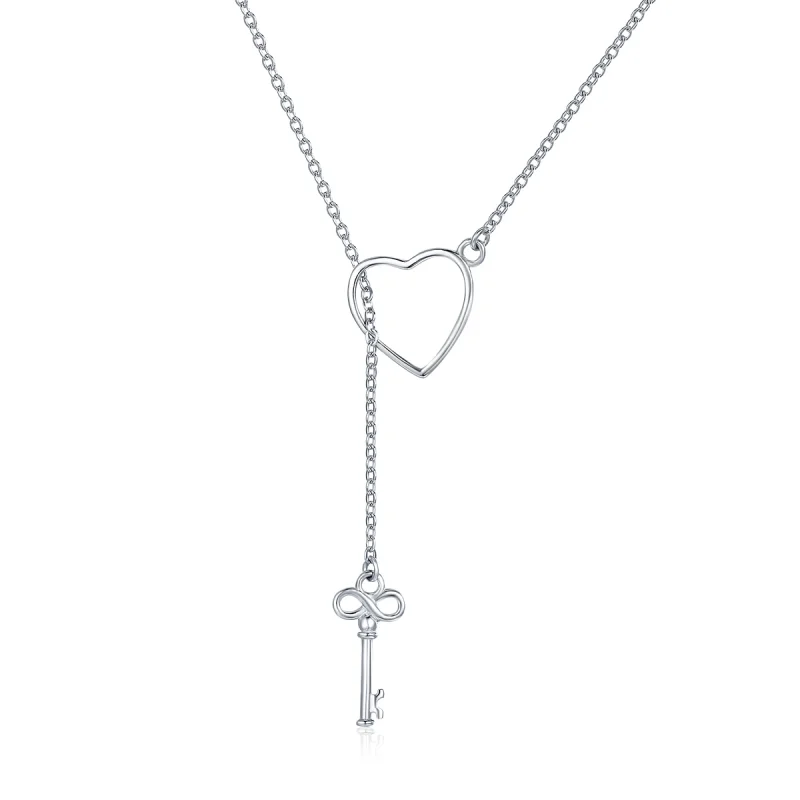(image for) Pandora Style Silver Open Your Heart Necklace - SCN107 - Product Image