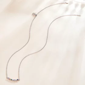 Pandora Style Silver Rainbow Pendant Necklace - SCN451 Pandora Style Silver Rainbow Pendant Necklace - SCN451