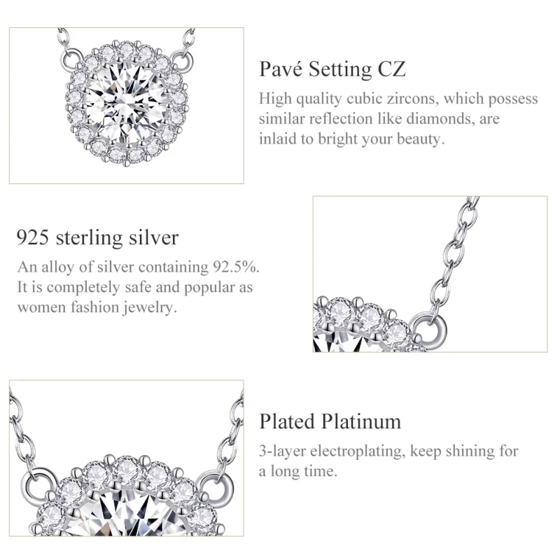 (image for) Pandora Style Silver Reminiscences Necklace - SCN345 - View 4