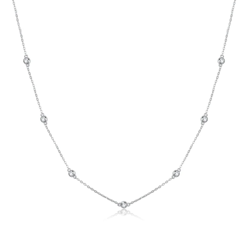 (image for) Pandora Style Silver Romantic Shine Chain Necklace - SCN393 - Product Image