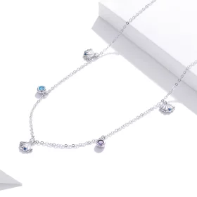 Pandora Style Silver Seashell Pendant Necklace - SCN454 Pandora Style Silver Seashell Pendant Necklace - SCN454