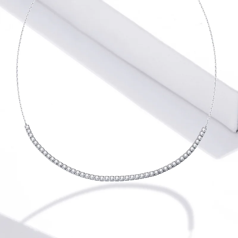 (image for) Pandora Style Silver Shining Chain Necklaces Chain - SCN437 - View 5