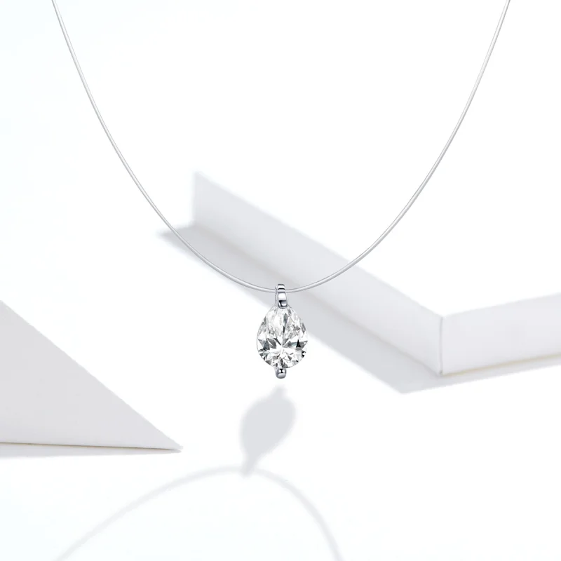 (image for) Pandora Style Silver Shining Life Necklace - SCN332-D - View 7