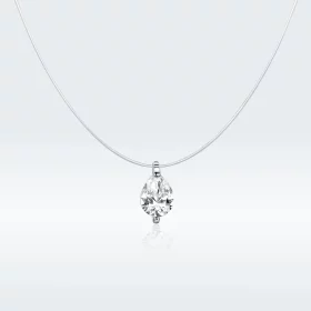 Pandora Style Silver Shining Life Necklace - SCN332-D Pandora Style Silver Shining Life Necklace - SCN332-D
