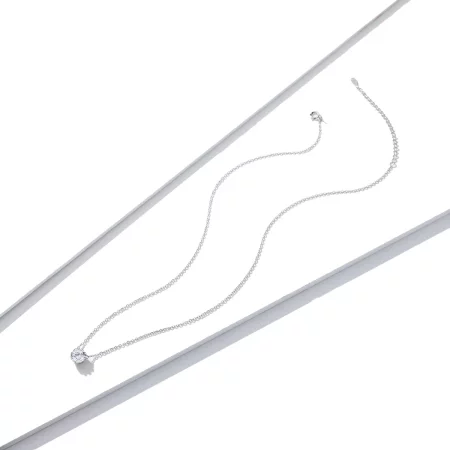 Pandora Style Silver Shining Life Pendant Necklace - BSN085