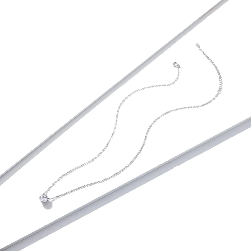 (image for) Pandora Style Silver Shining Life Pendant Necklace - BSN085 - View 2