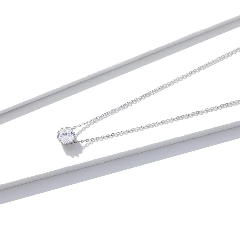 (image for) Pandora Style Silver Shining Life Pendant Necklace - BSN085 - View 3