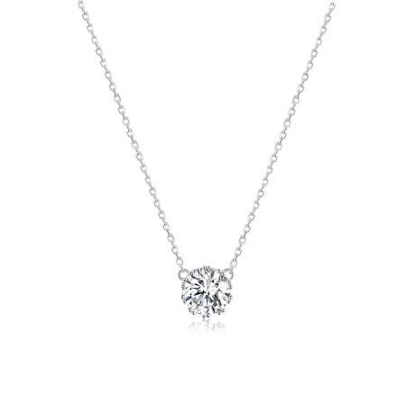 Pandora Style Silver Shining Life Pendant Necklace - BSN085