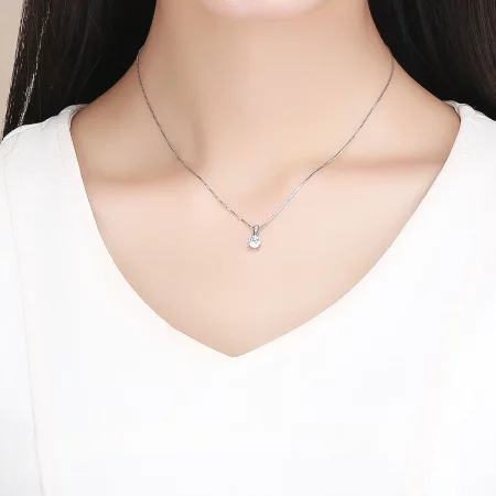 Pandora Style Silver Shining Time Necklace - SCN314