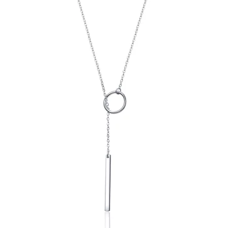 Pandora Style Silver Simple Necklace - SCN304