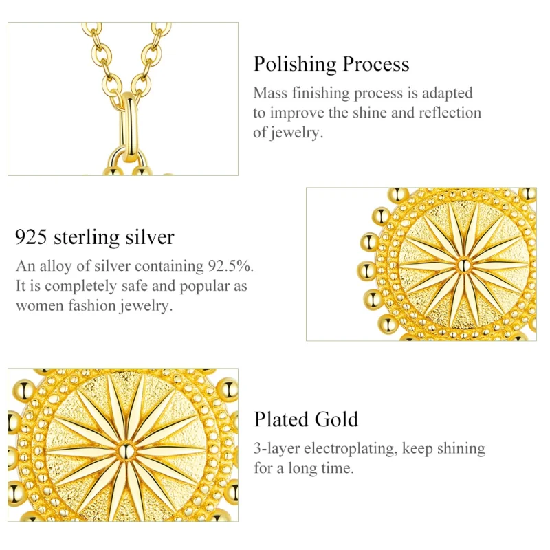 (image for) Pandora Style Silver Starry Necklace - SCN353 - View 4