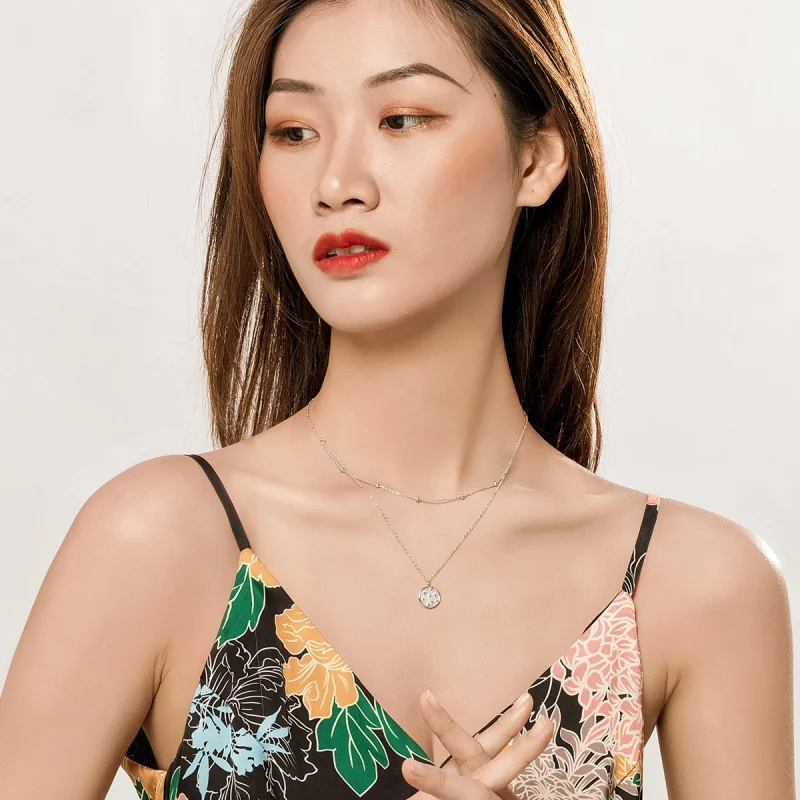 (image for) Pandora Style Silver Starry Necklace - SCN365 - View 10