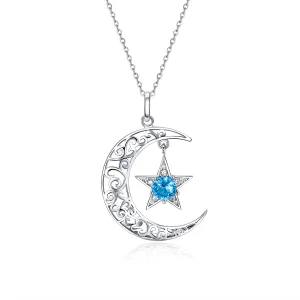(image for) Pandora Style Silver Starry Sky Necklace - SCN278