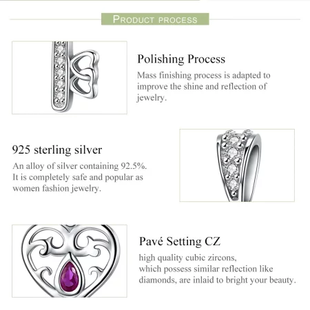 Pandora Style Silver The Key to Happiness Pendant - SCC791