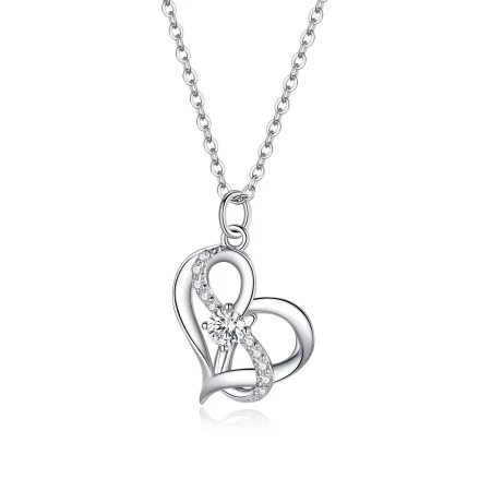Pandora Style Silver Together forever Pendant Necklace - SCN442 Pandora Style Silver Together forever Pendant Necklace - SCN442