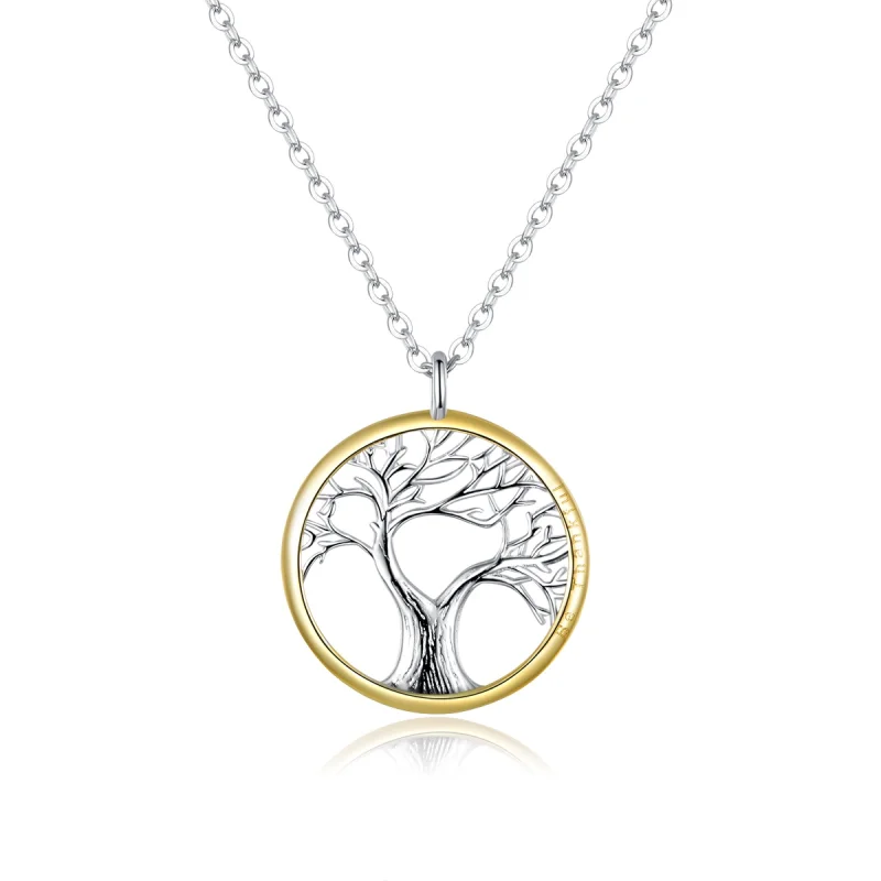 (image for) Pandora Style Silver Tree of Life Necklace - SCN367 - Product Image