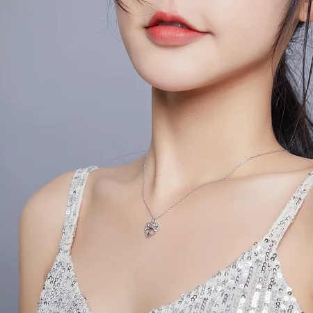 Pandora Style Silver Tree of Life Pendant Necklace - BSN176