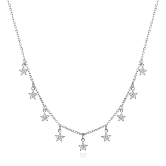 Pandora Style Star Necklace - BSN116