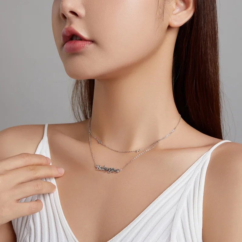 (image for) Pandora Style Treasure Girl Necklace - BSN230 - View 8