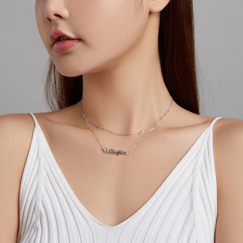 (image for) Pandora Style Treasure Girl Necklace - BSN230 - View 9