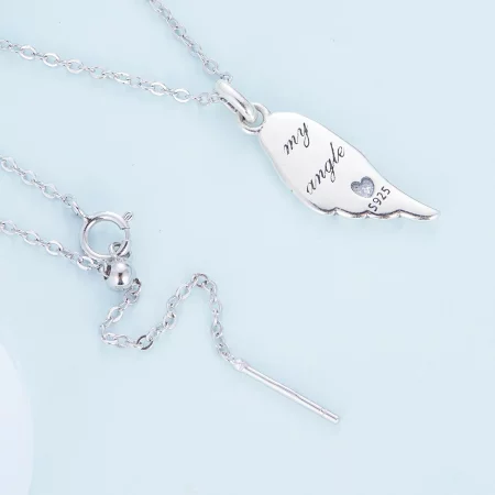 Pandora Style Wing Necklace - BSN268