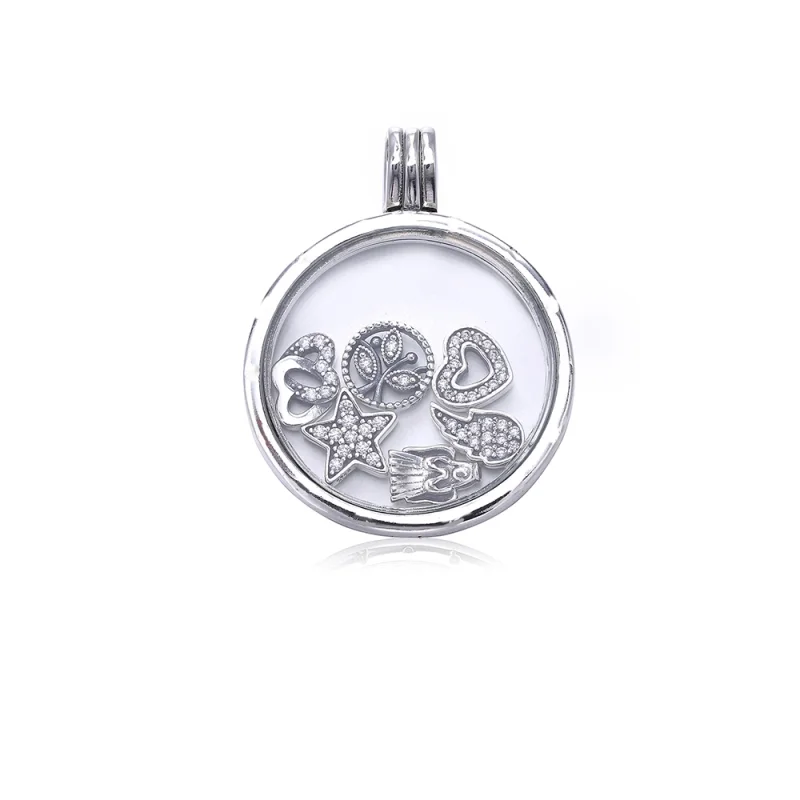 (image for) Large Sparkling Pandora Locket Necklace - PJ00210-1 - Product Image