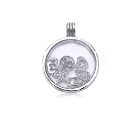 Large Sparkling Pandora Locket Necklace - PJ00210-1 Large Sparkling Pandora Locket Necklace - PJ00210-1