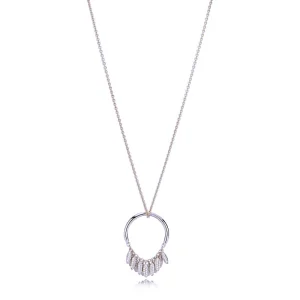 (image for) Limited Edition Circle of Seeds Necklace, PANDORA Silver & Clear CZ - PJ00485-1